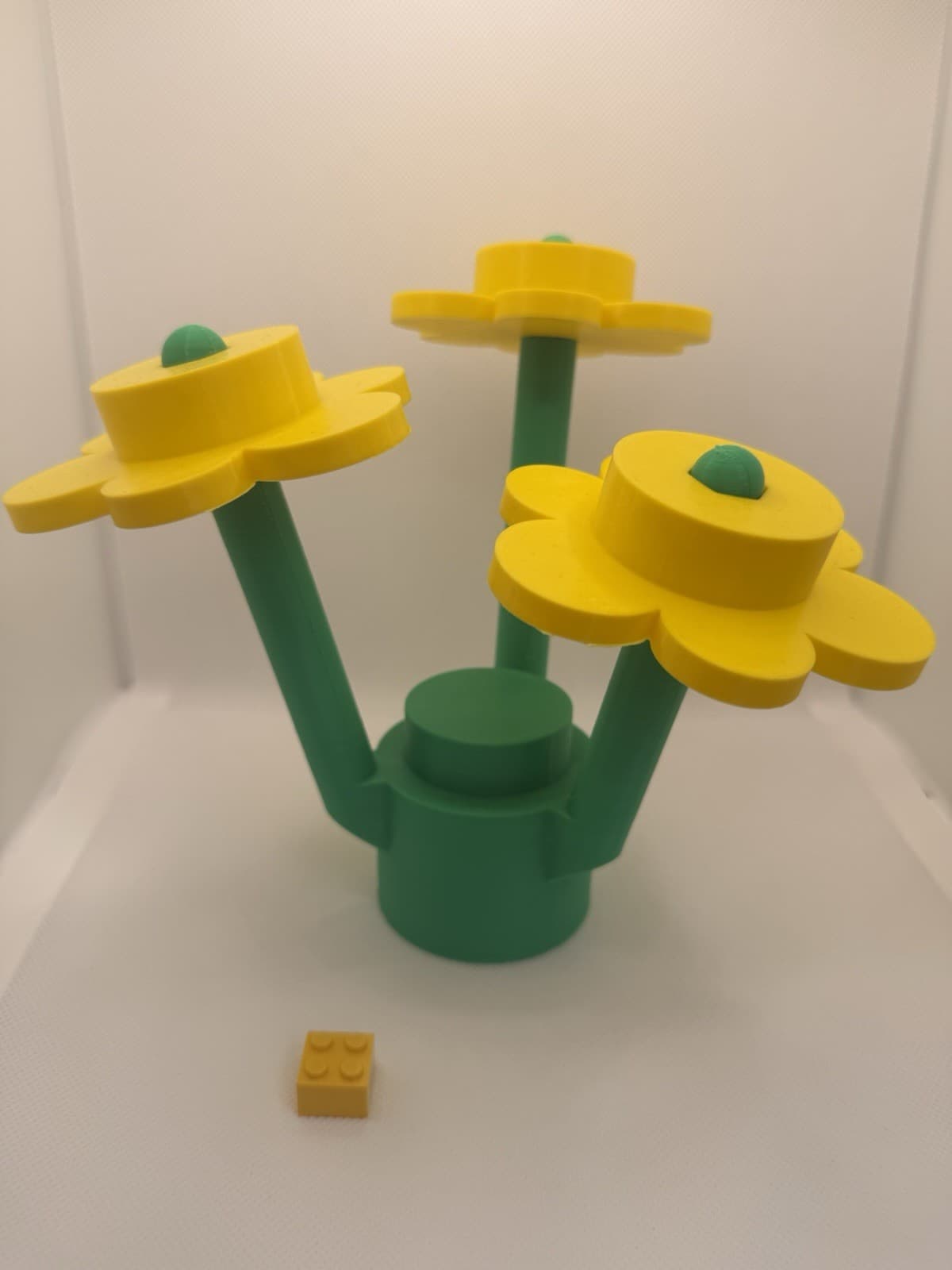 Giant 3D Printed Brick Inspired Flower Home Decor Gift Various Colours